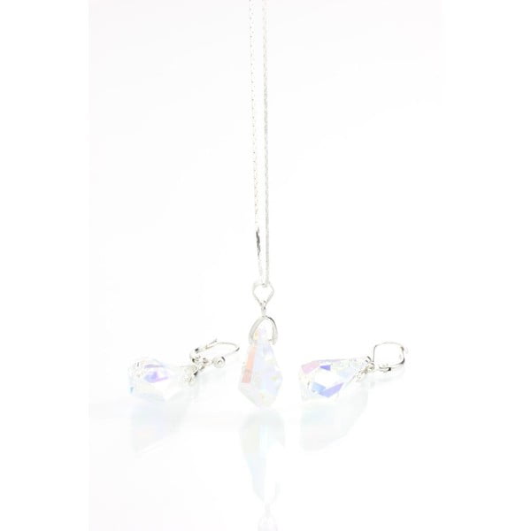 Set náhrdelníku a náušnic se Swarovski krystaly Yasmine Simplicity-image-1
