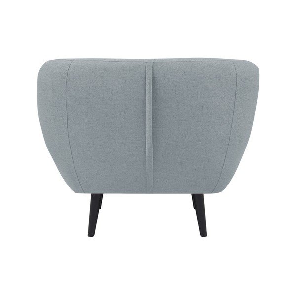 Světle modré křeslo s hnědými nohami Mazzini Sofas Piemont-image-1