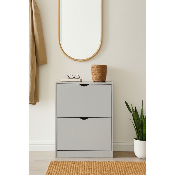 Šedý výklopný botník 50x82x24 cm Stelo – Bonami Essentials-image-1