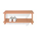 Kovový závěsný botník v lososové barvě 71x26x34 cm Marco – Spinder Design