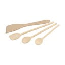4dílná sada dřevěných kuchyňských nástrojů Fackelmann Nature
