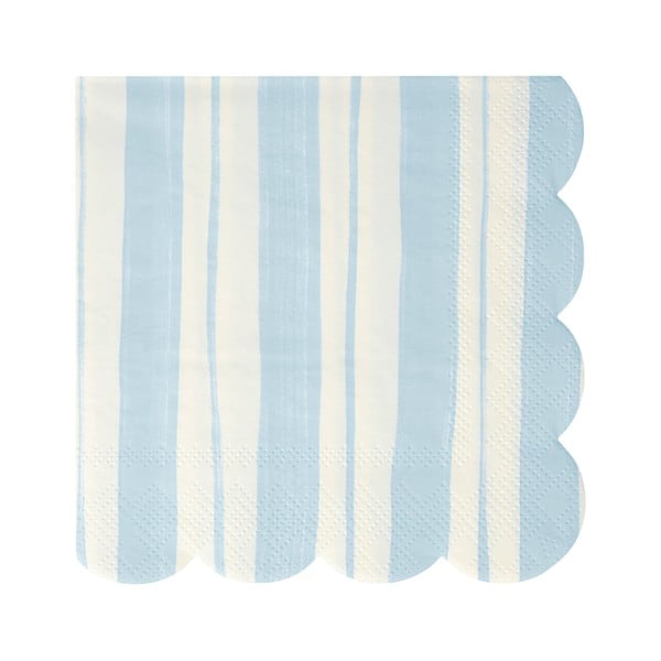 Papírové ubrousky v sadě 16 ks Ticking Stripe – Meri Meri-image-4