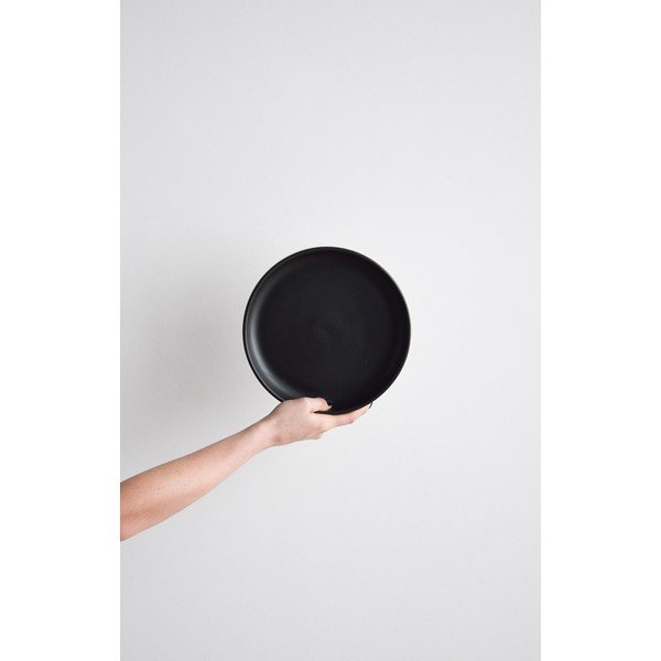 Černá kameninová mísa ÅOOMI Luna, ø 23,5 cm-image-1