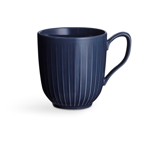 Tmavě modrý porcelánový hrnek Kähler Design Hammershoi, 330 ml
