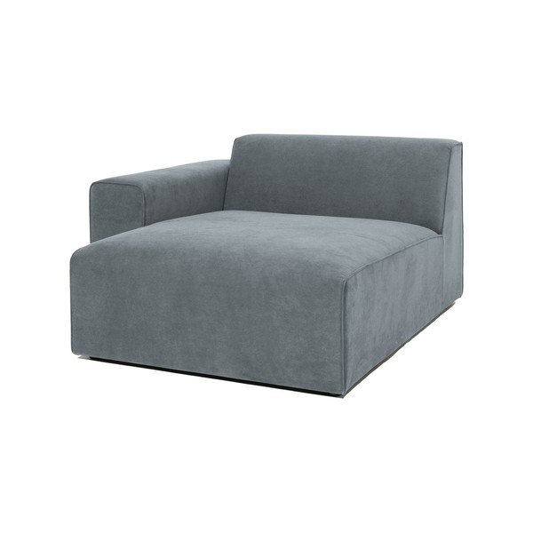 Šedý manšestrový modul pohovky (levý roh) Sting – Scandic-image-1