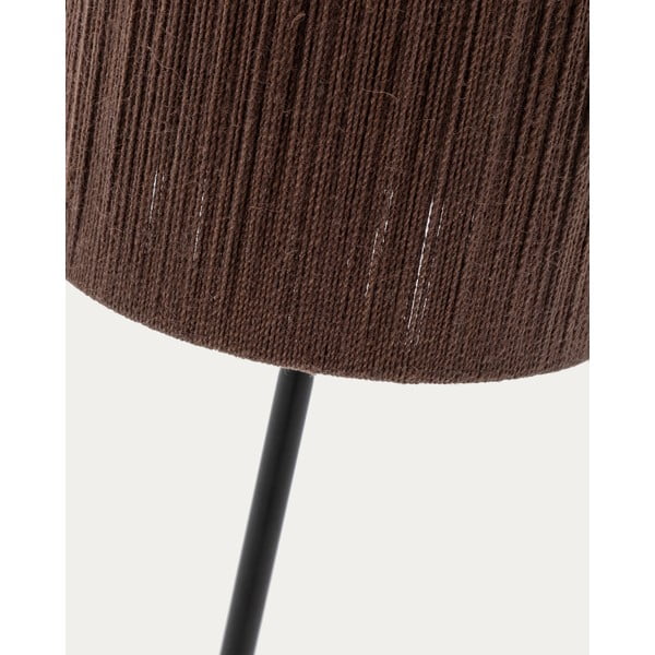 Stolní lampa v tmavě přírodní barvě z masivu akácie (výška 147 cm) Kor – Kave Home-image-4