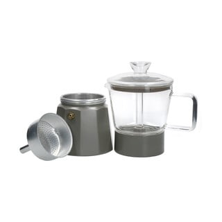 Šedá moka konvička z nerezové oceli 0.29 l La Cafetiere Verona - Kitchen Craft