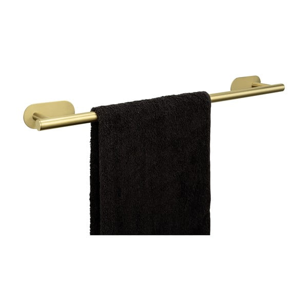 Samodržící držák na ručníky z nerezové oceli Orea Gold – Wenko-image-1