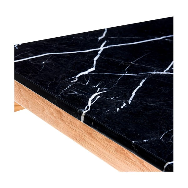 Mramorový odkládací stolek 40x60 cm Raw – Hübsch-image-4