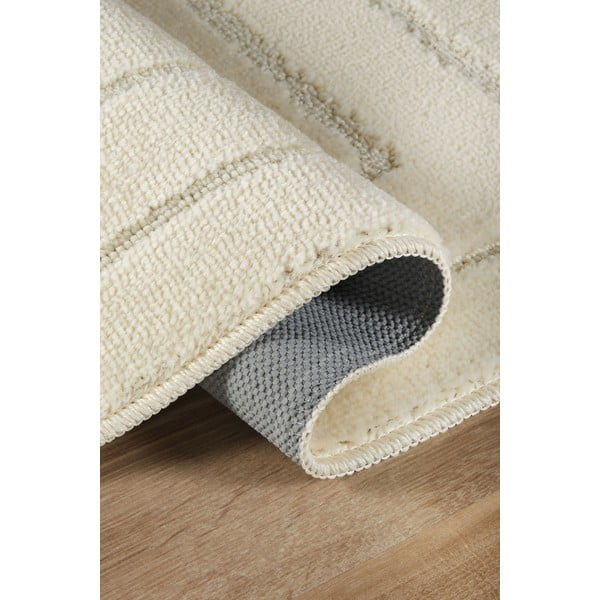 Krémové koupelnové předložky v sadě 2 ks 50x80 cm Cerceve – Foutastic-image-2