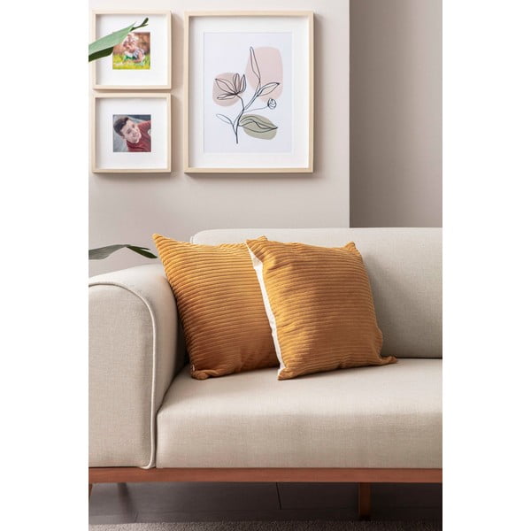 Manšestrové povlaky na polštáře v sadě 2 ks 43x43 cm – Mioli Decor-image-3