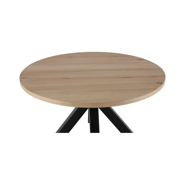 Kulatý jídelní stůl s černýma nohama Canett Maison, ø 120 cm-image-4