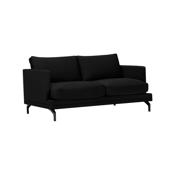 Černá pohovka s podnožím v černé barvě Windsor & Co Sofas Jupiter-image-1