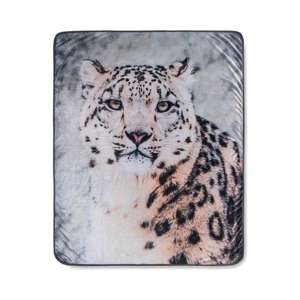 Pléd Good Morning Snow Leopard, 130 x 160 cm-image-2