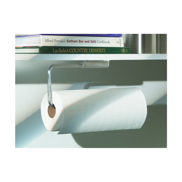 Kovový držák na papírové utěrky iDesign Swivel, délka 30,5 cm-image-4