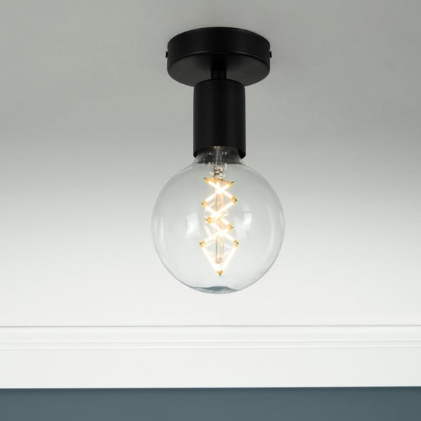 Černé stropní svítidlo Bulb Attack Cero-image-1