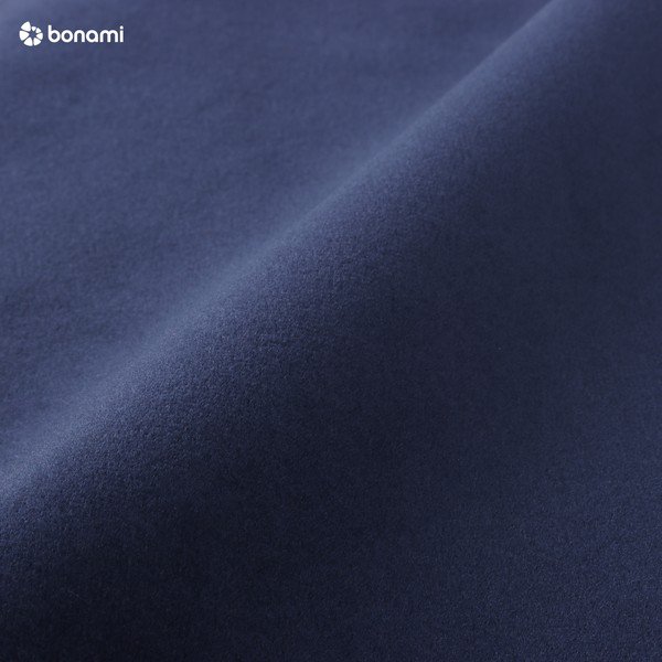 Tmavě modrá sametová podnožka EMKO Bean-image-3