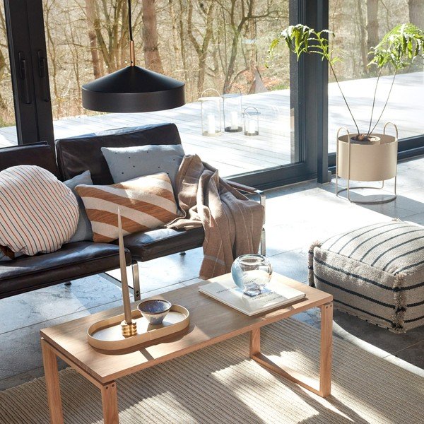 Černé kovové závěsné svítidlo ø 30 cm Hatto – OYOY Living Design-image-1