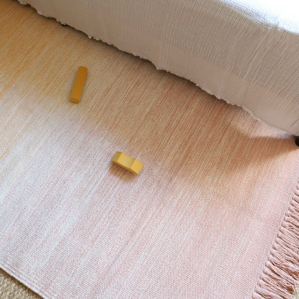 Oranžovo-růžový pratelný koberec 100x150 cm Kirthy – Nattiot-image-1