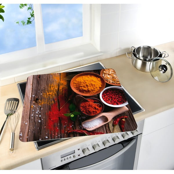 Skleněný kryt na sporák Wenko Spice, 50 x 56 cm-image-2