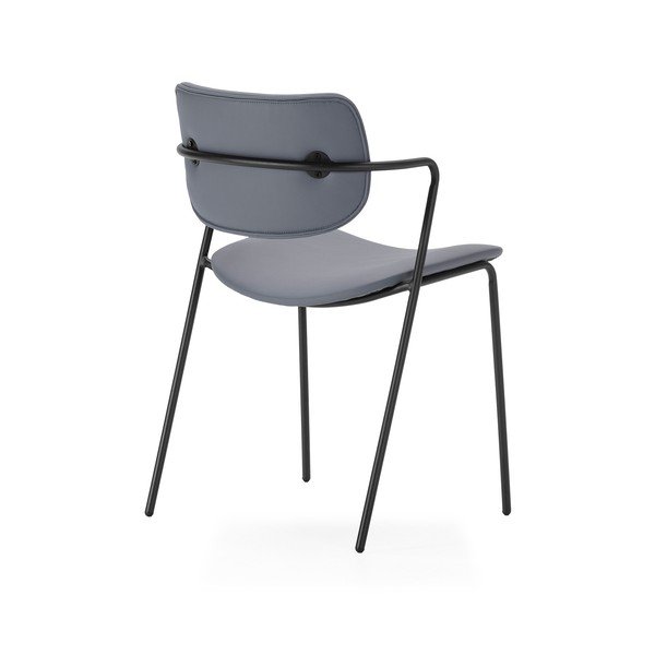 Tmavě šedé jídelní židle v sadě 2 ks Maika – Marckeric-image-2