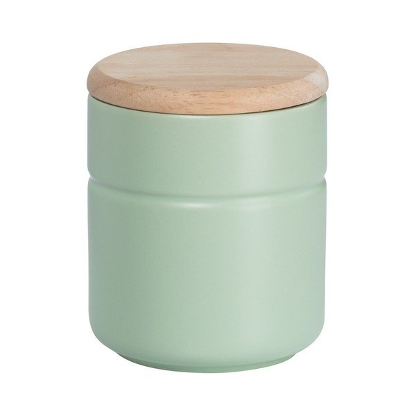 Zelená keramická dóza Maxwell & Williams Tint, výška 12,5 cm