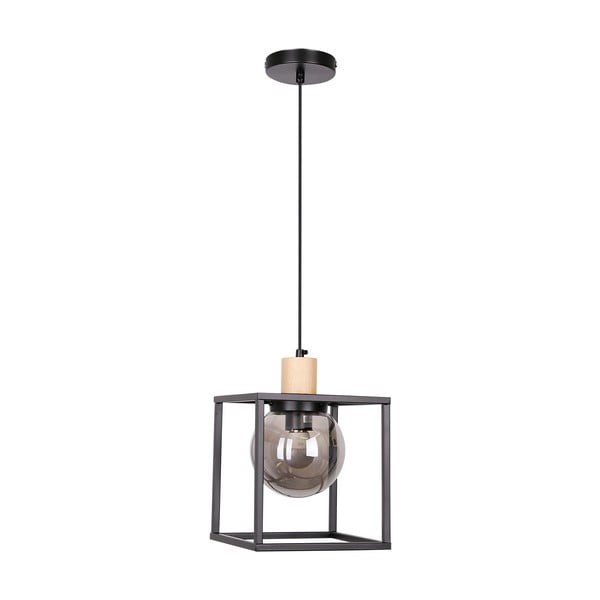 Černé závěsné svítidlo 19x19 cm Retro 2 – Candellux Lighting