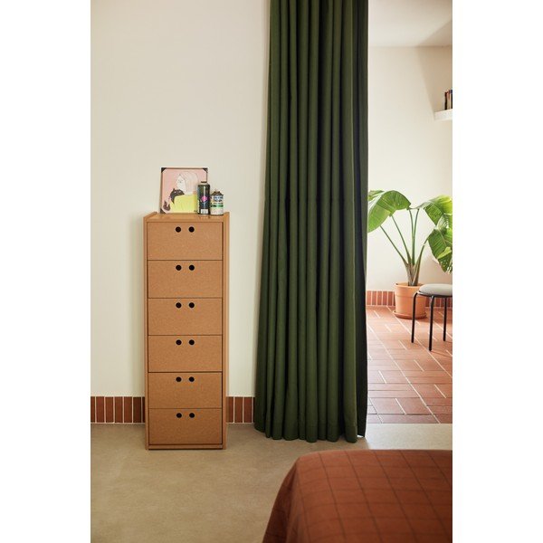 Skříňka v přírodní barvě 40x118x40 cm Wally – Teulat-image-1