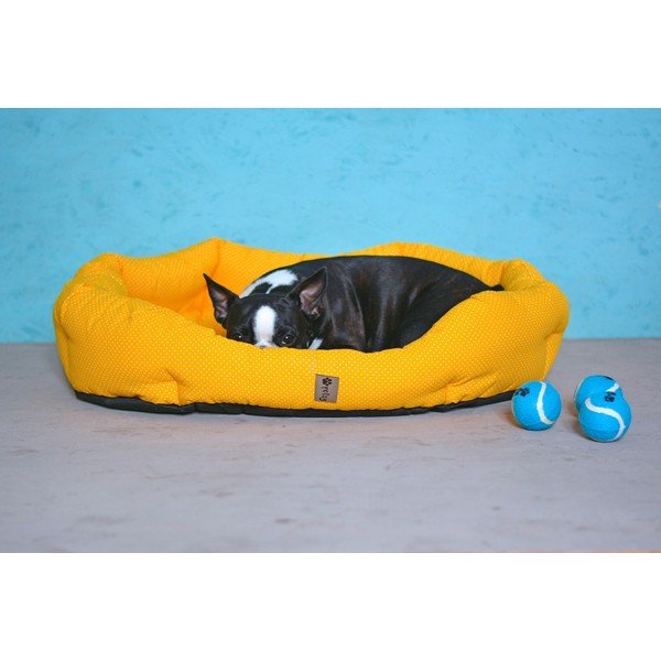 Žlutý bavlněný pelíšek 75x60 cm Sunny - Petsy-image-3