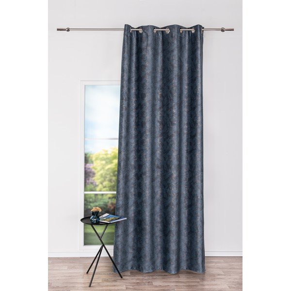 Antracitový závěs 140x260 cm Terra – Mendola Fabrics-image-1