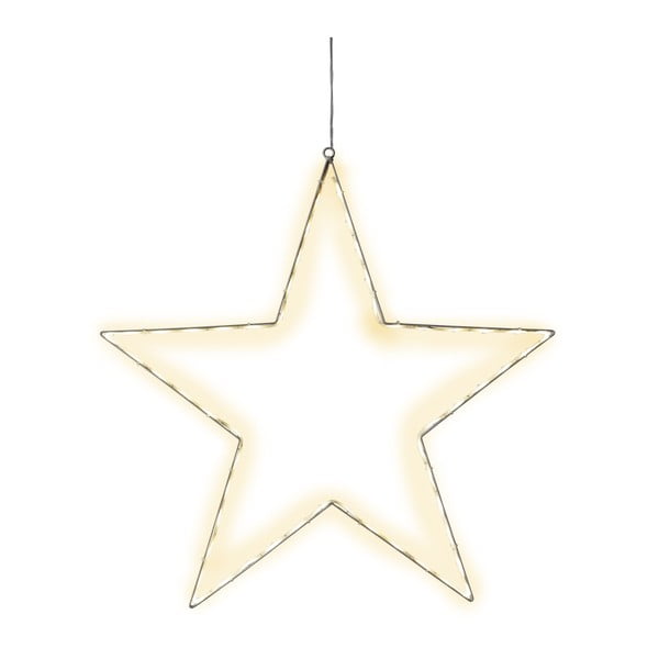 Závěsná svítící LED dekorace Best Season Lumiwall Star, ⌀ 50 cm