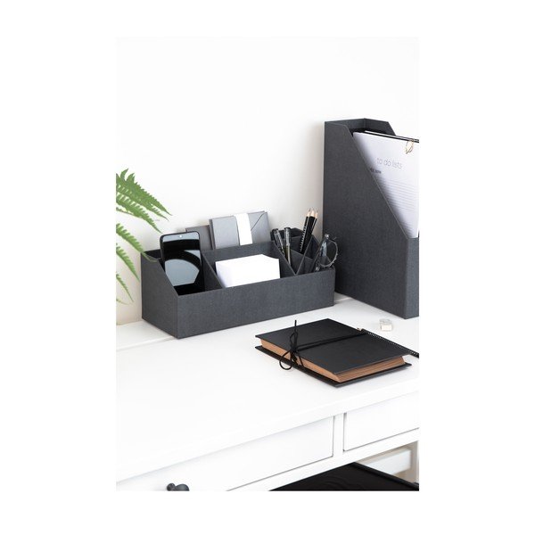 Kartonový organizér na psací potřeby Elisa Canvas Paper Laminate – Bigso-image-2