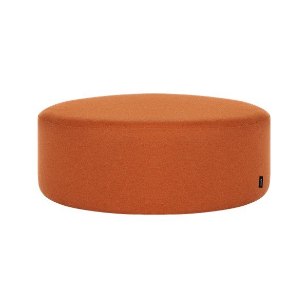 Vlněný taburet v terakotové barvě Folk – noo.ma
