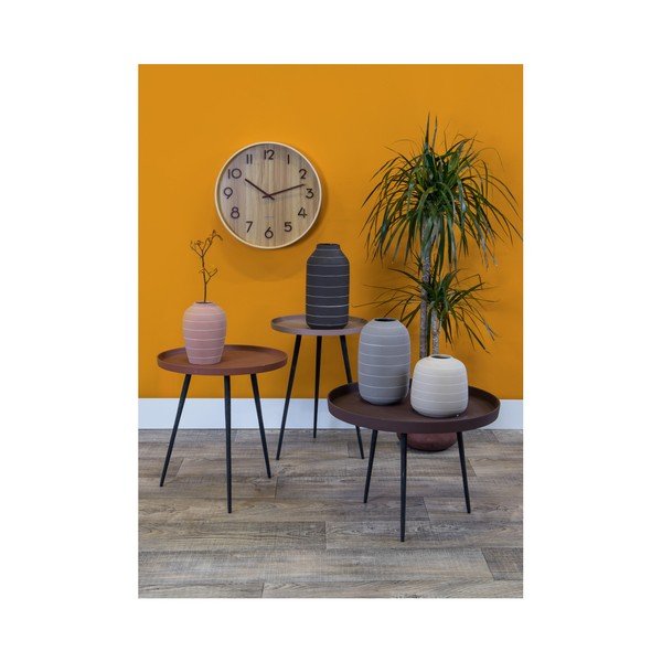 Světle šedá keramická váza PT LIVING Terra, ⌀ 16 cm-image-2