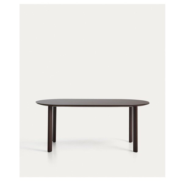 Zahradní jídelní stůl se skleněnou deskou 90x180 cm Erice – Kave Home-image-2