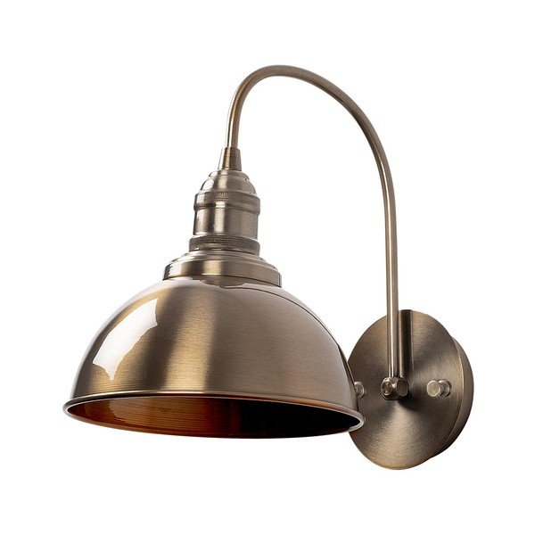 Nástěnné svítidlo v mosazné barvě ø 21 cm Varzan – Opviq lights