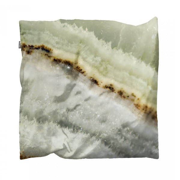 Zelený povlak na polštář Snurk Mineral, 50 x 50 cm