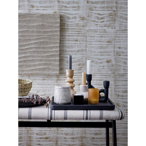 Černý svícen Bloomingville Mashel, výška 16,5 cm-image-2