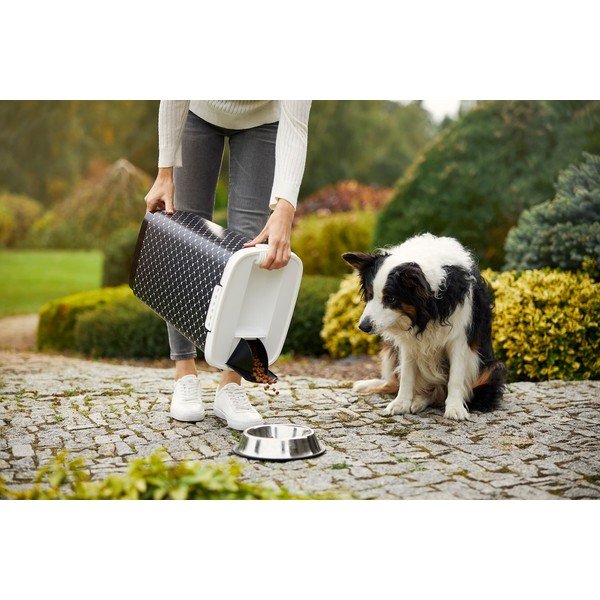 Černý box na granule 25 l Cody - Rotho-image-1