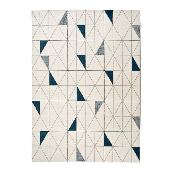 Bílý koberec vhodný i na ven Universal Shuffle, 120 x 170 cm