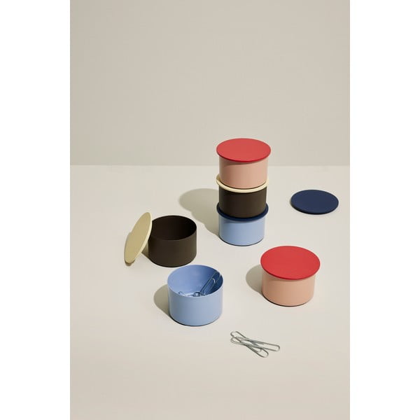 Dekorativní kovový úložný box s víkem District – Hübsch-image-2