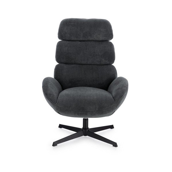 Černé otočné křeslo Violante – Bizzotto-image-2