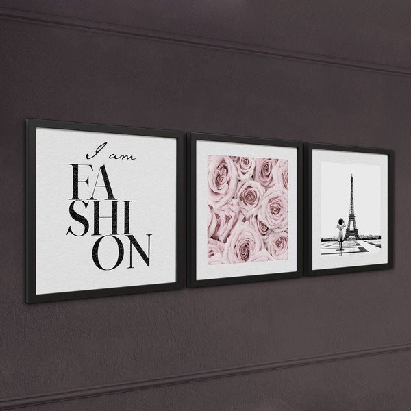 Obrazy v sadě 3 ks 30x40 cm Parisienne – Styler-image-2