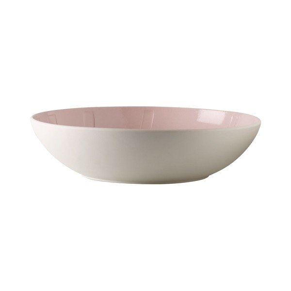 Bílo-růžová porcelánová servírovací miska Villeroy & Boch Leaf, ⌀ 26 cm-image-2