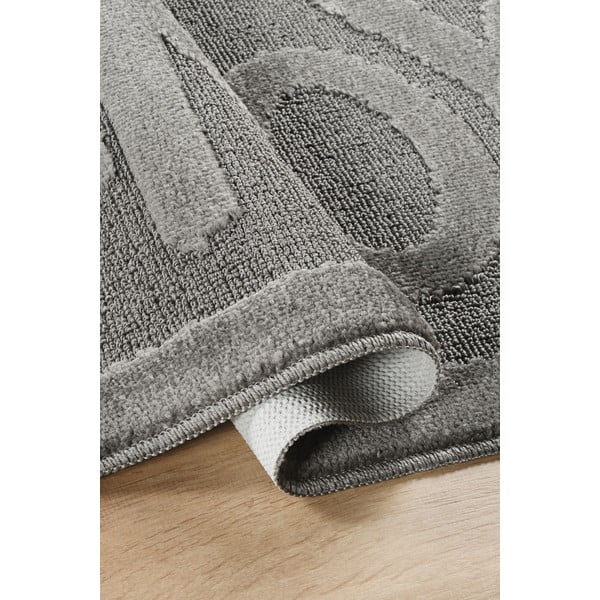 Antracitová koupelnová předložka 60x100 cm Enjoy – Foutastic-image-2