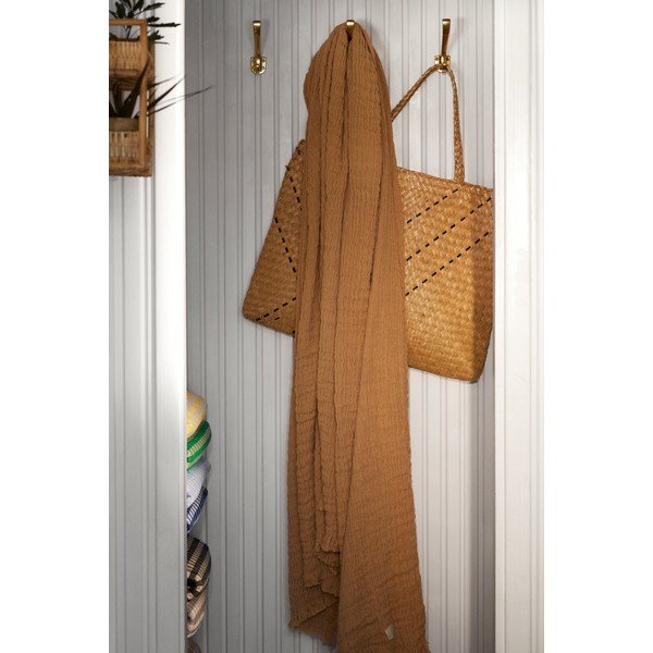 Béžový přehoz na dvoulůžko 190x240 cm Reloved – JUNA-image-4