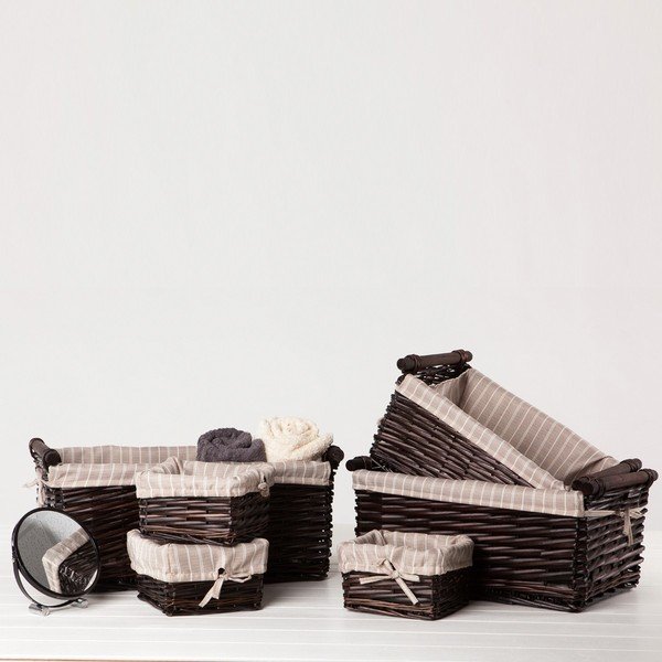 Set košíků Dark Willow, 6 ks-image-1