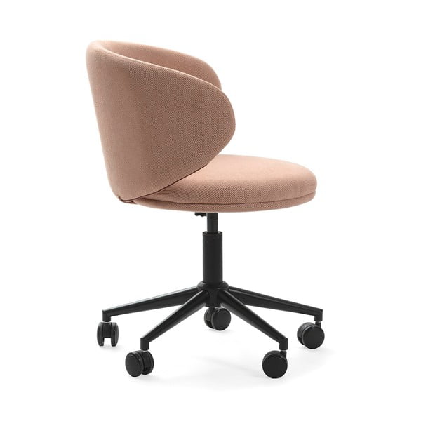 Světle růžová kancelářská židle Rush – Marckeric-image-3