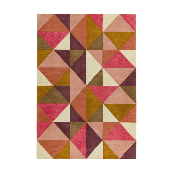 Růžový koberec Asiatic Carpets Reef Kite Pink Multi, 120 x 170 cm