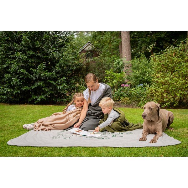 Zelená pikniková deka 130x180 cm – Esschert Design-image-2